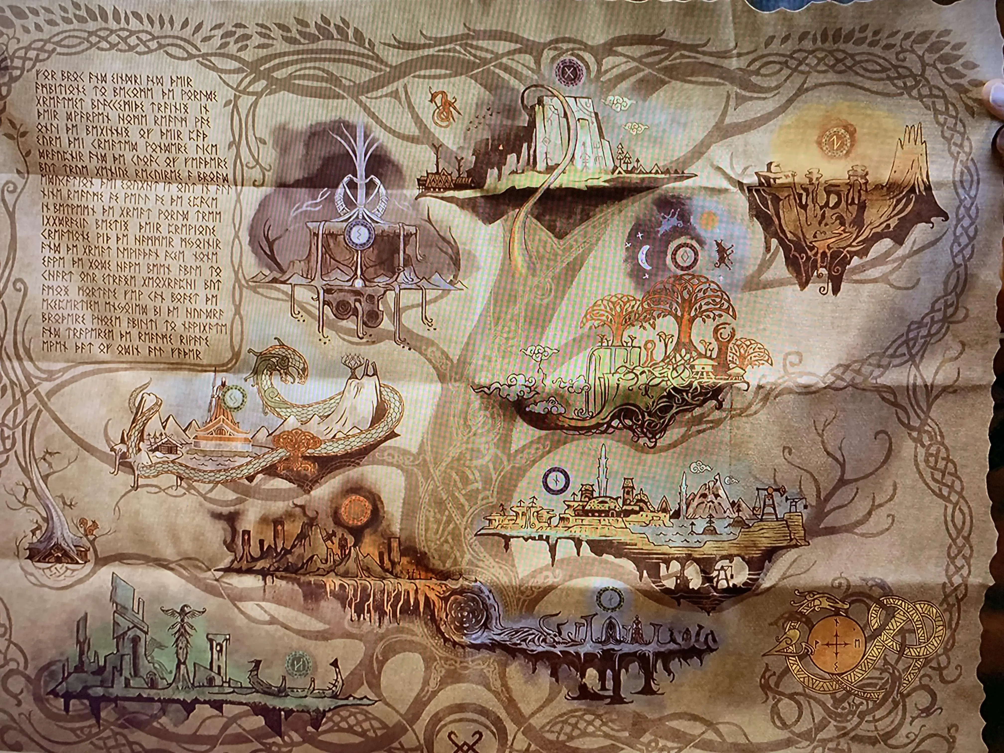 God of War Ragnarok carte