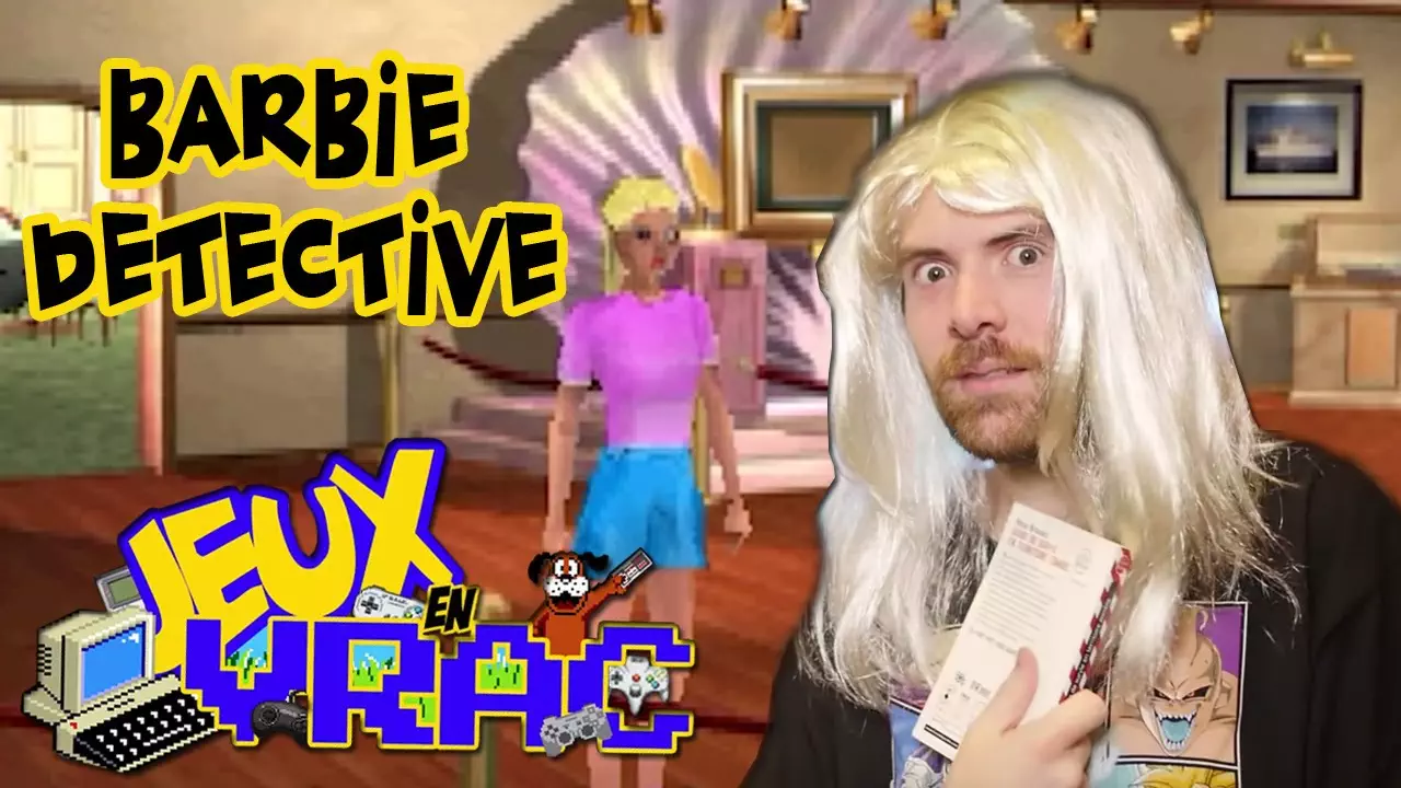 GEEKWEB Gaming Geek Cosplay Youtube Vidéos JEUX EN VRAC BARBIE DETECTIVE