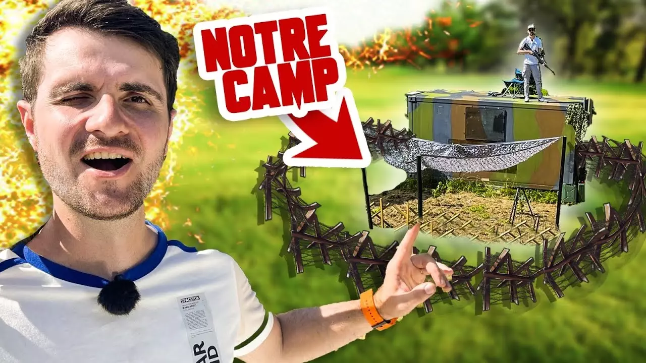 Geekweb Gaming Geek Cosplay Youtube Vidéos On A Construit Un Camp De Survivants Pour La Fin 9270